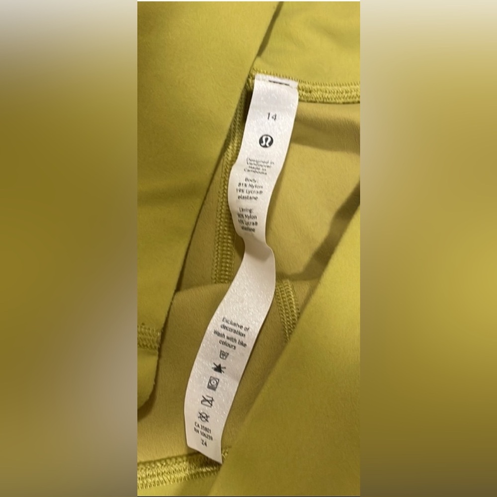 LULULEMON - Align Yellow Pear Leggings - Picture 6 of 10